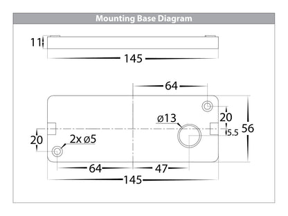 Surface Mounted Wall Light White