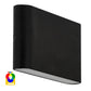 Surface Mounted Up & Down Wall Light Black  HV3644rgbw-Blk