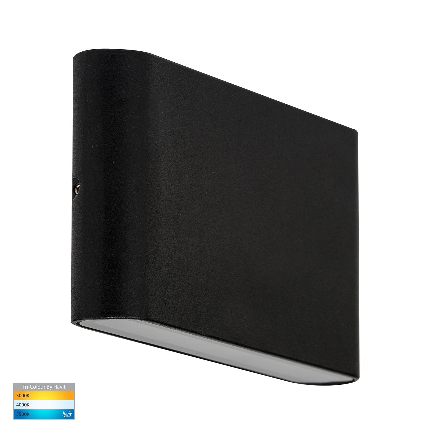 Surface Mounted Up & Down Wall Light Black 