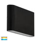 Surface Mounted Up & Down Wall Light Black 