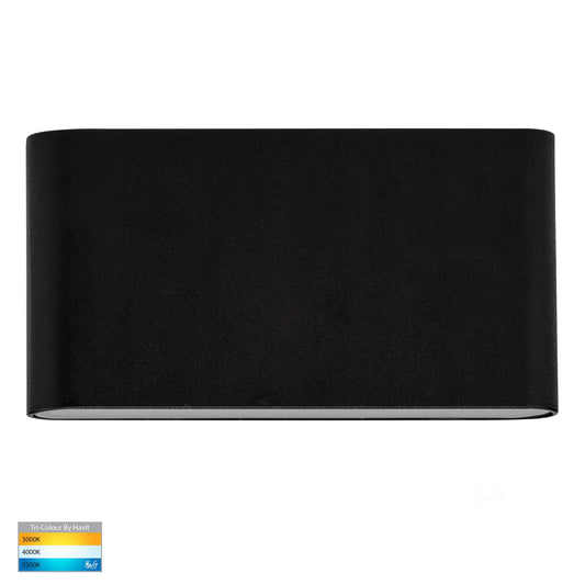 Surface Mounted Up & Down Wall Light Black