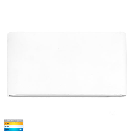 Surface Mounted Up & Down Wall Light - White 