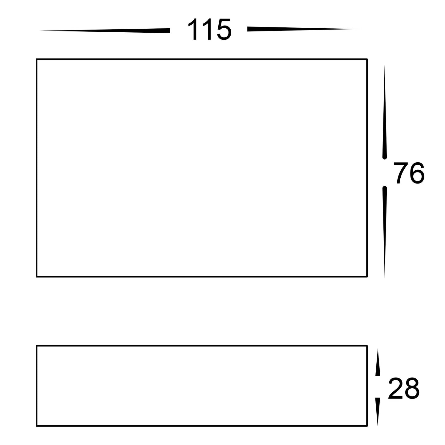 HV3645T Surface Mounted Wall Light