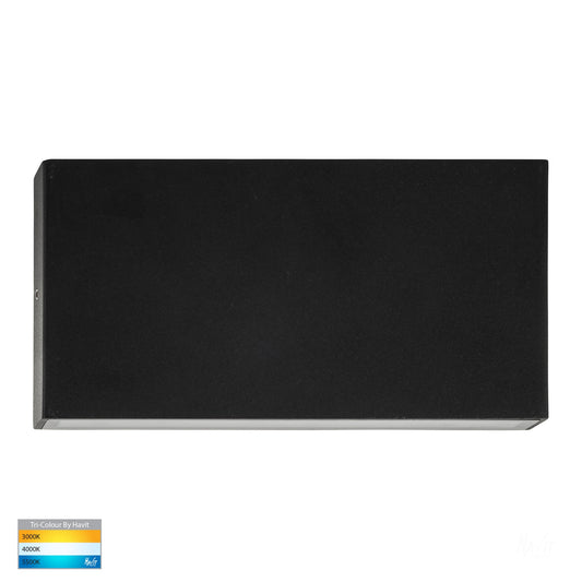 Surface Mounted Up & Down Wall Light Black