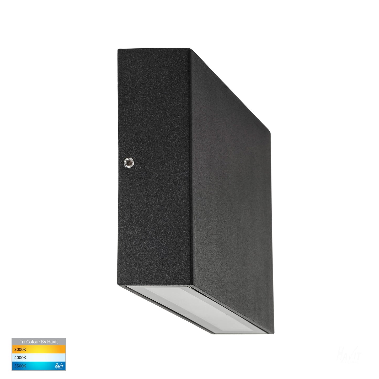 Surface Mounted Up & Down Wall Light Black