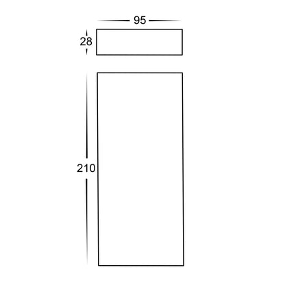 Hv3649t-Wht - Essil White Up & Down LED Wall Light