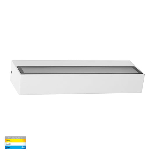 White Surface Mounted Uplighter Wall Light 