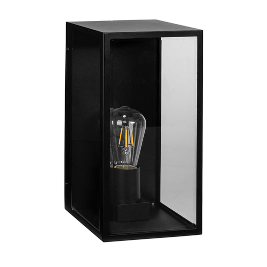 Large 316 Stainless Steel Black Outdoor Wall Light