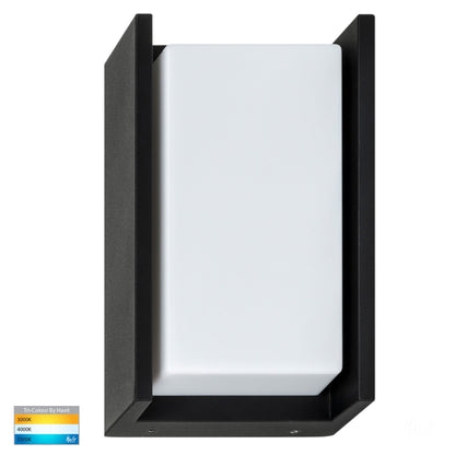 Rectangle Wall Mounted Light Poly Powder Coated Black
