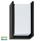 Rectangle Wall Mounted Light Poly Powder Coated Black 