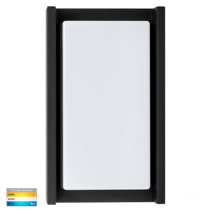 Rectangle Wall Mounted Light Poly Powder Coated Black