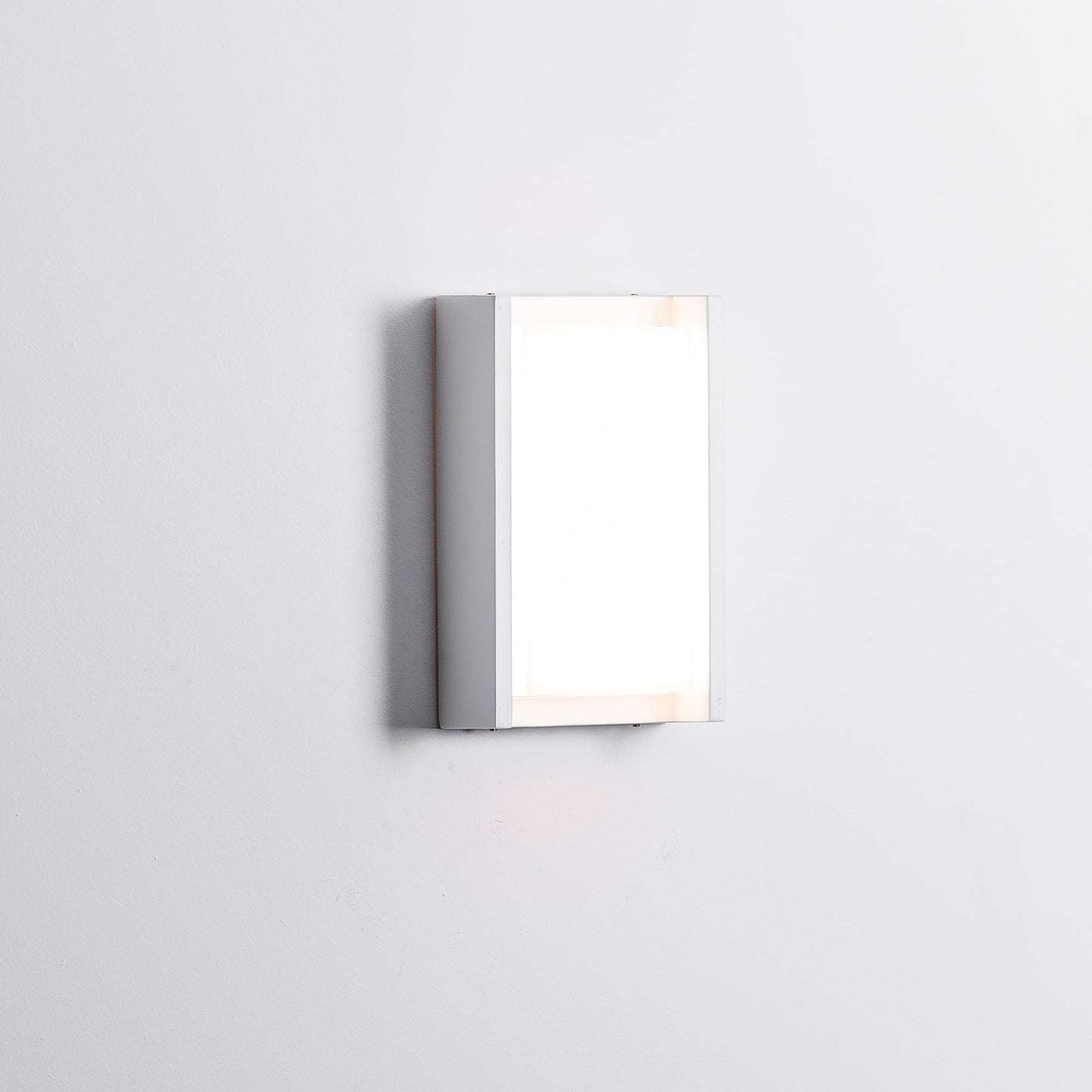 Rectangle Wall Mounted Light Poly Powder Coated White