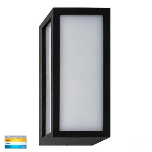 Rectangle Wall Mounted Light Poly Powder Coated Black