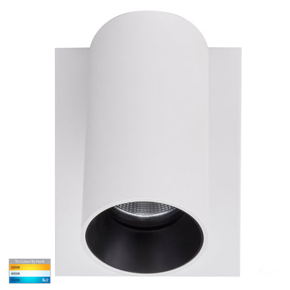Single Adjustable Wall Pillar Light White