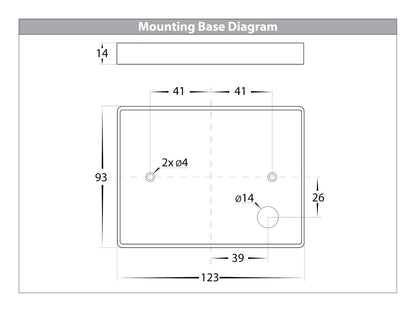 Double Adjustable Wall Pillar Light Black