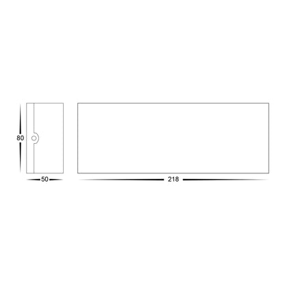 Up & Down Round Wall Light Black