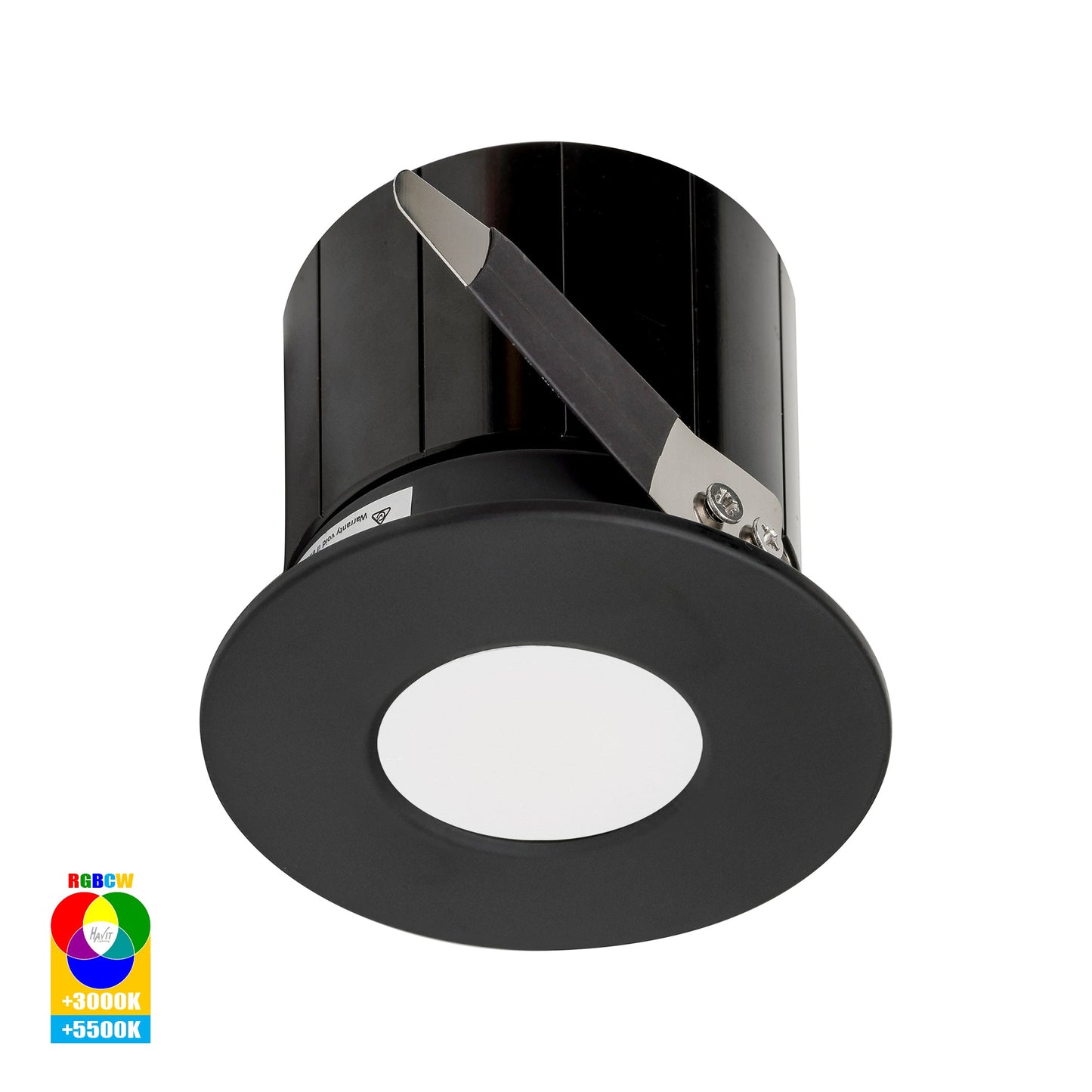 Black Fixed WIFI Downlight 70mm Cutout 