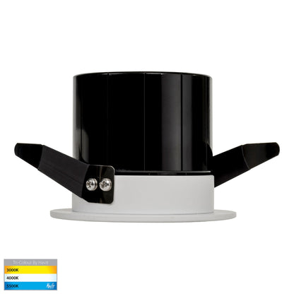 White Fixed Downlight 70mm Cutout