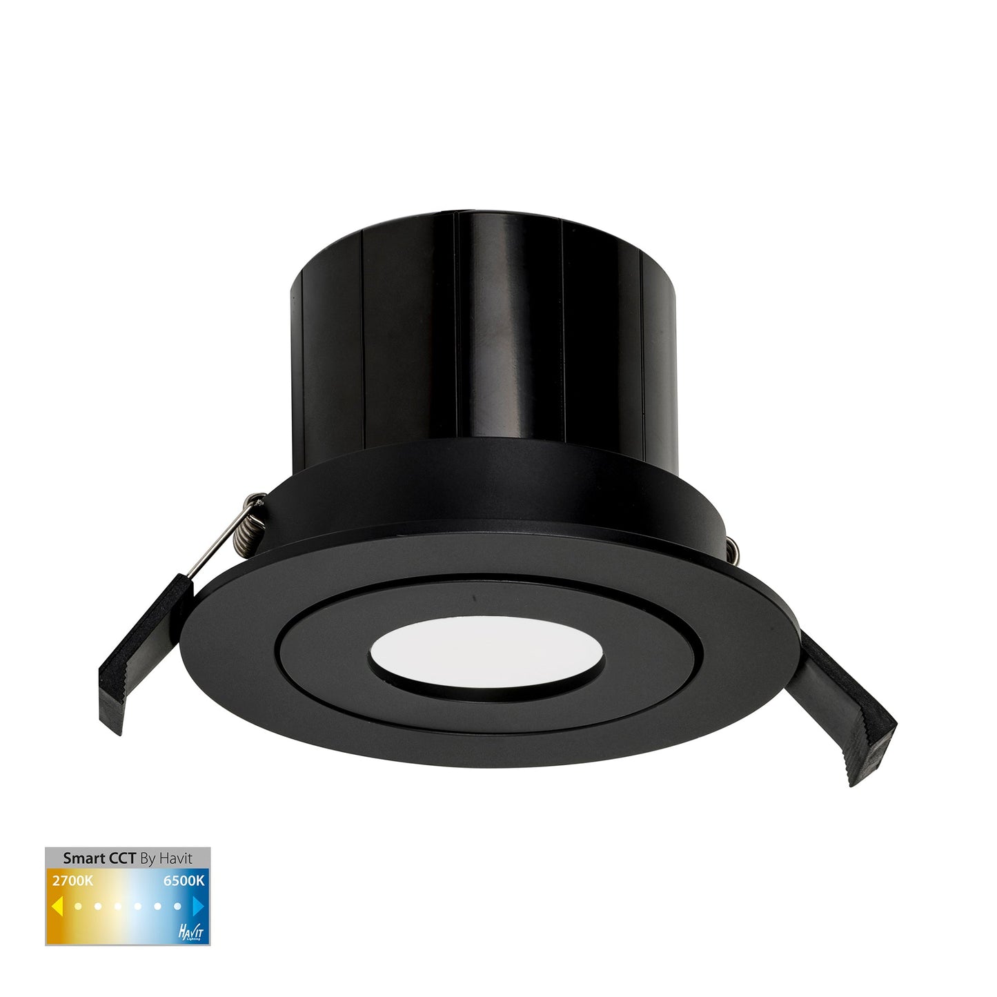 White Tilt WIFI Downlight 90mm Cutout