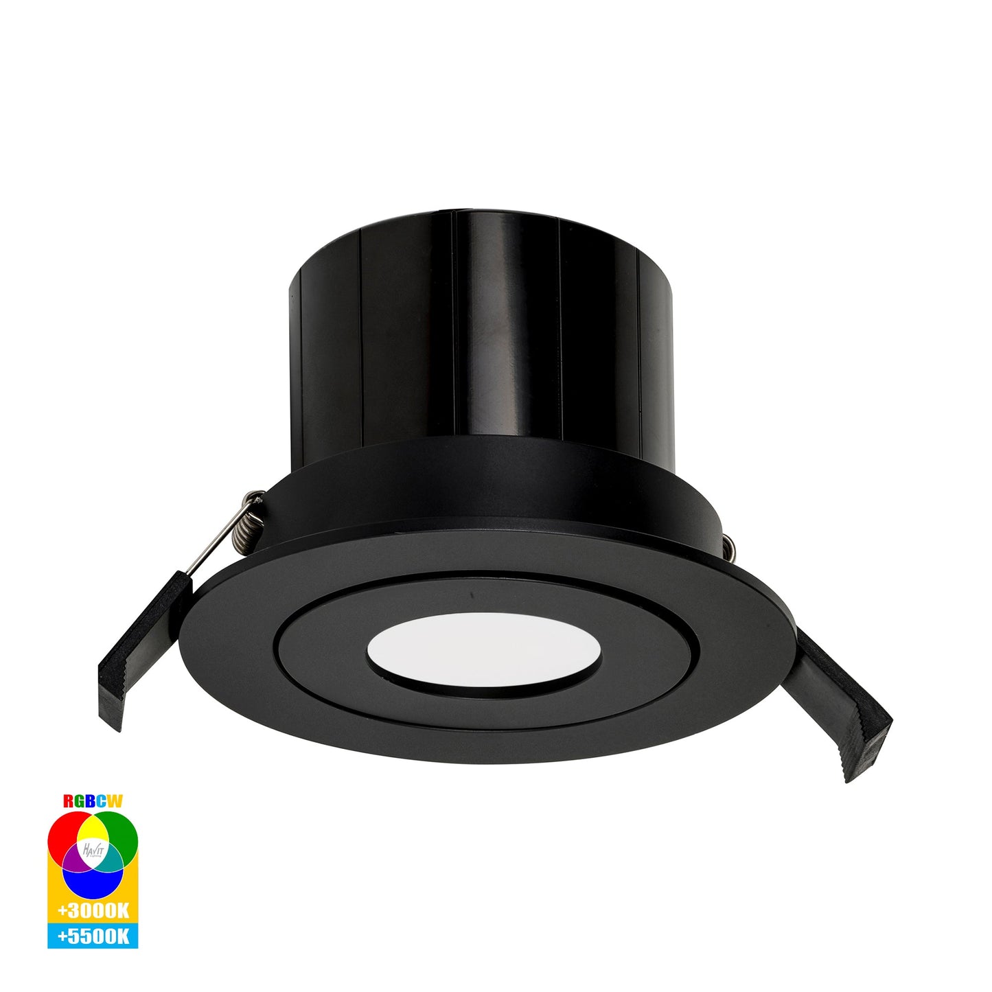 White Tilt WIFI Downlight 90mm Cutout