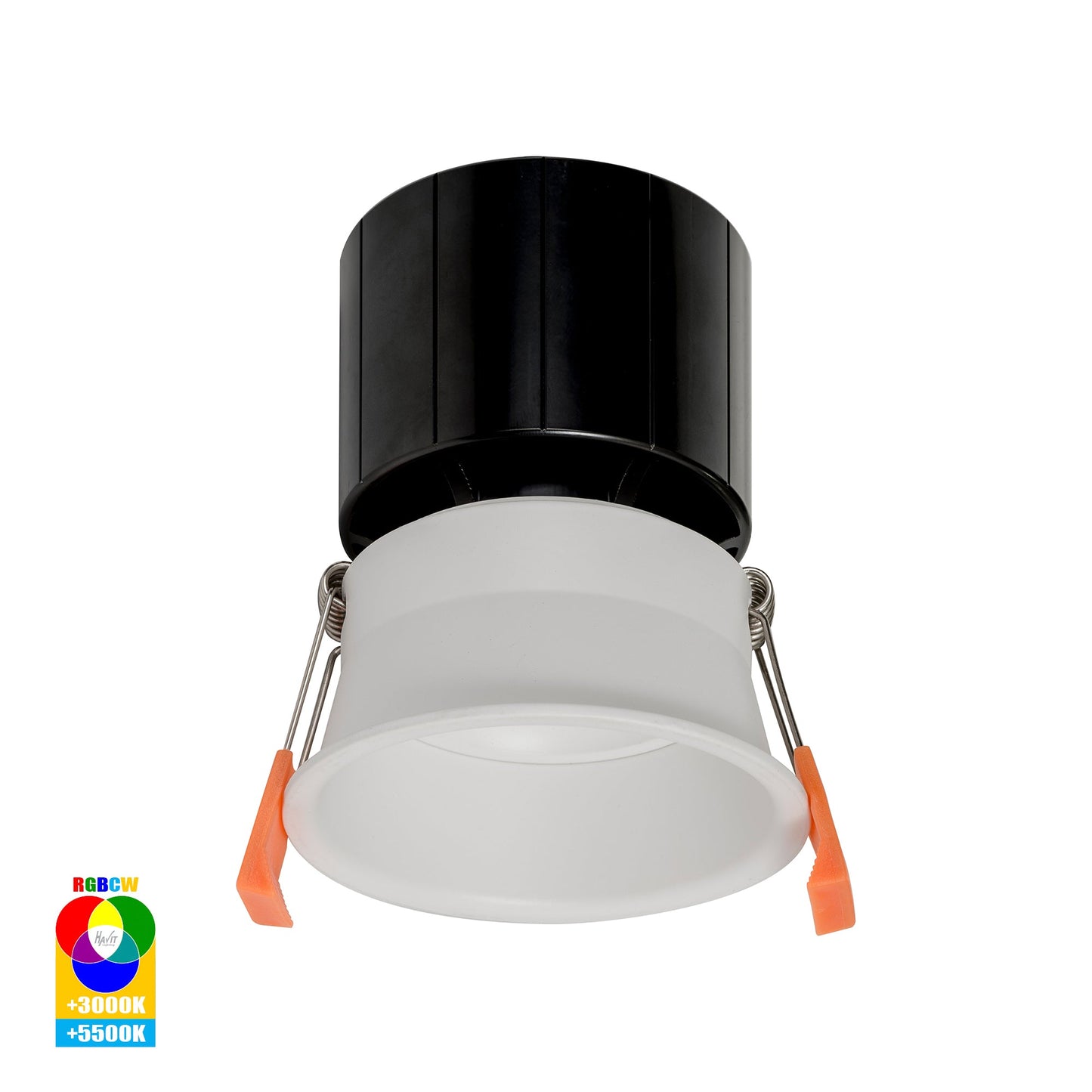 White Deep Fixed WIFI Downlight 76mm Cutout 