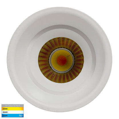 White Deep Fixed Downlight 76mm Cutout