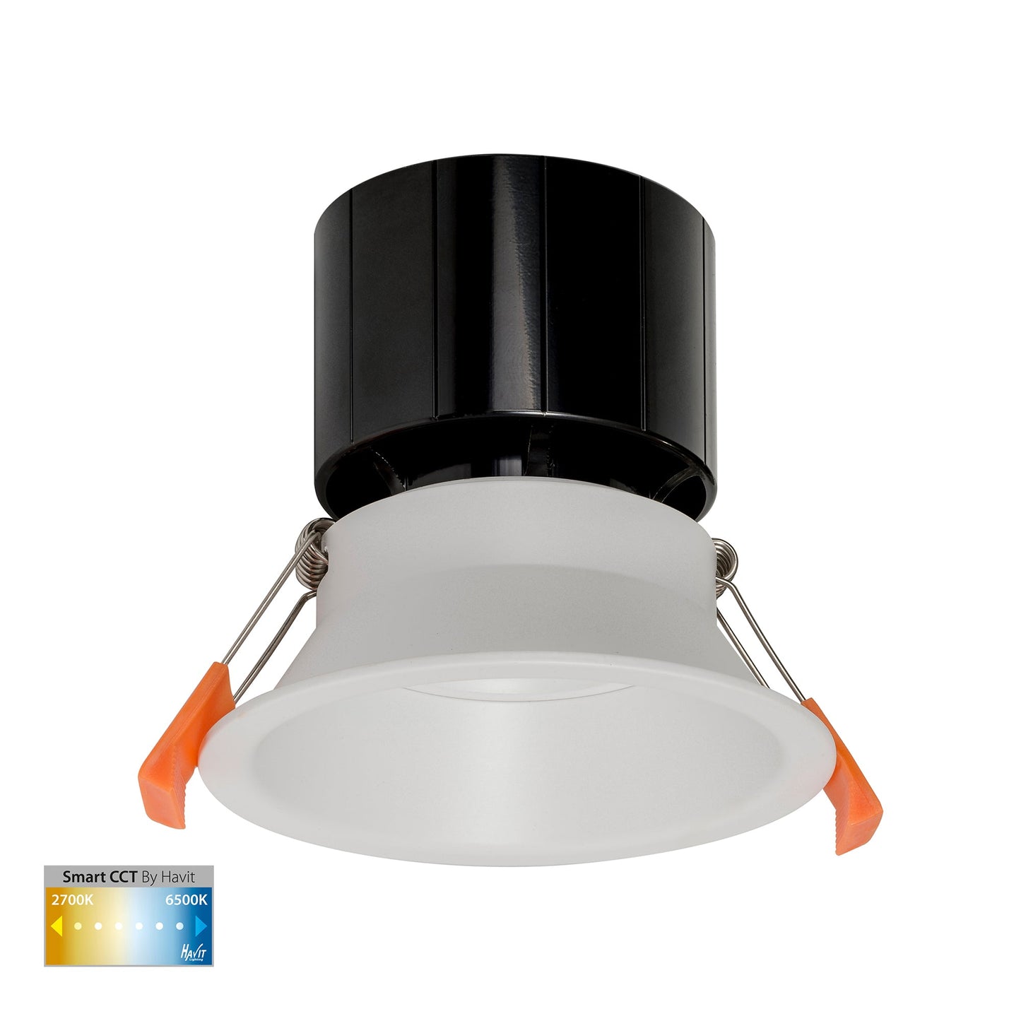 White Deep Fixed WIFI Downlight 90mm Cutout 