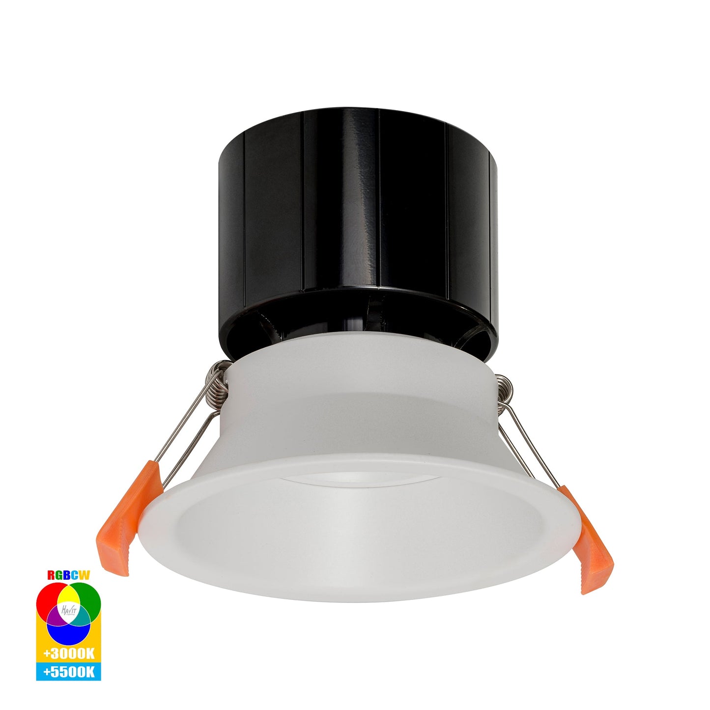 White Deep Fixed WIFI Downlight 90mm Cutout 