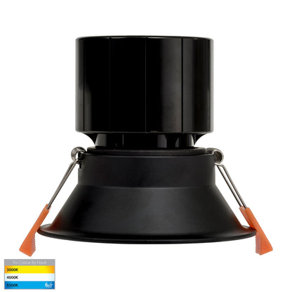 Black Deep Fixed Downlight 90mm Cutout