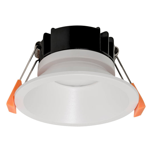 White Fixed Pc Downlight 90mm Cutout HV5528d2w-Wht
