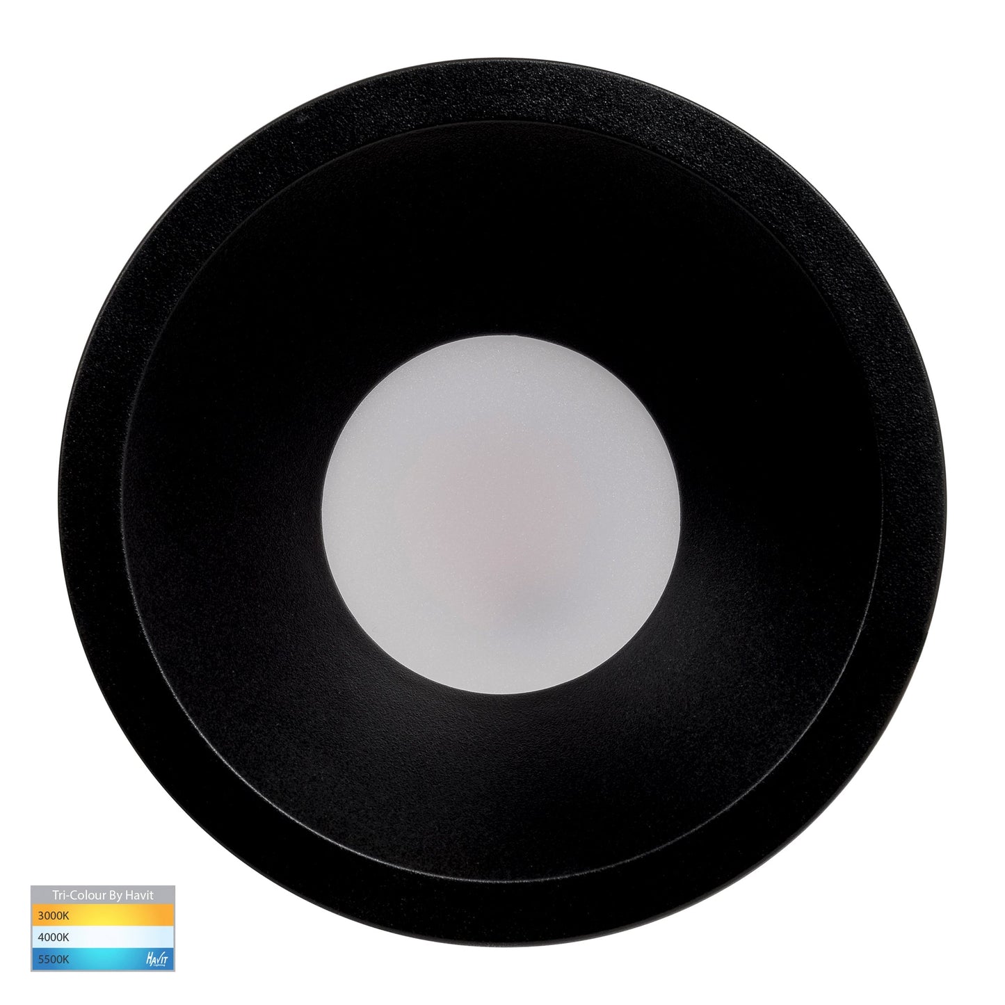 Black Fixed Pc Downlight 90mm Cutout HV5528t-Blk