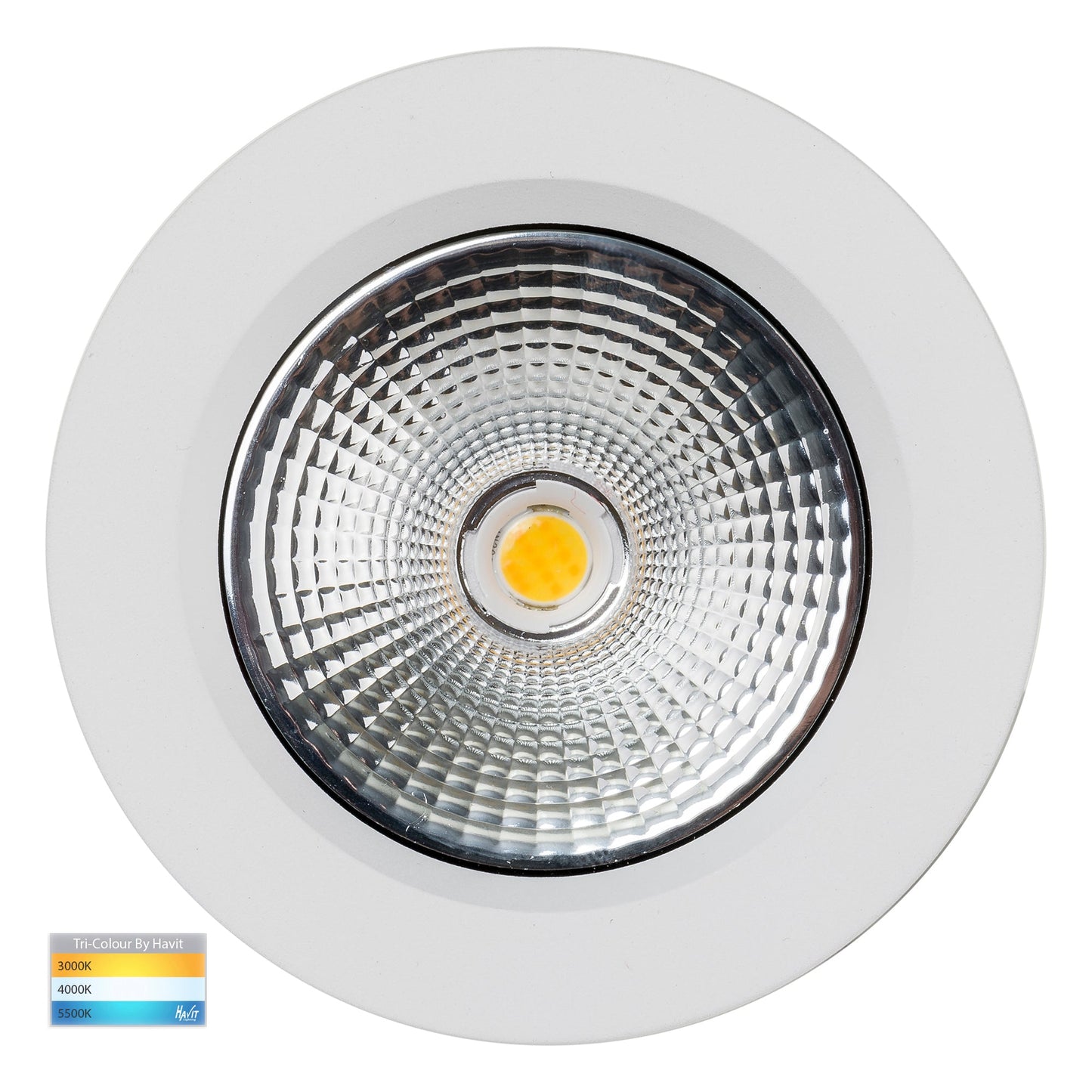 White Downlight 90mm Cutout HV5530t-Wht