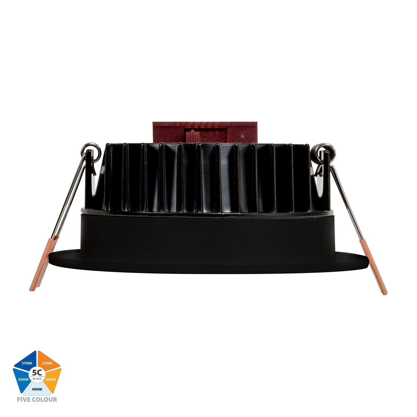 Black Downlight 90mm Cutout HV5531t-Blk