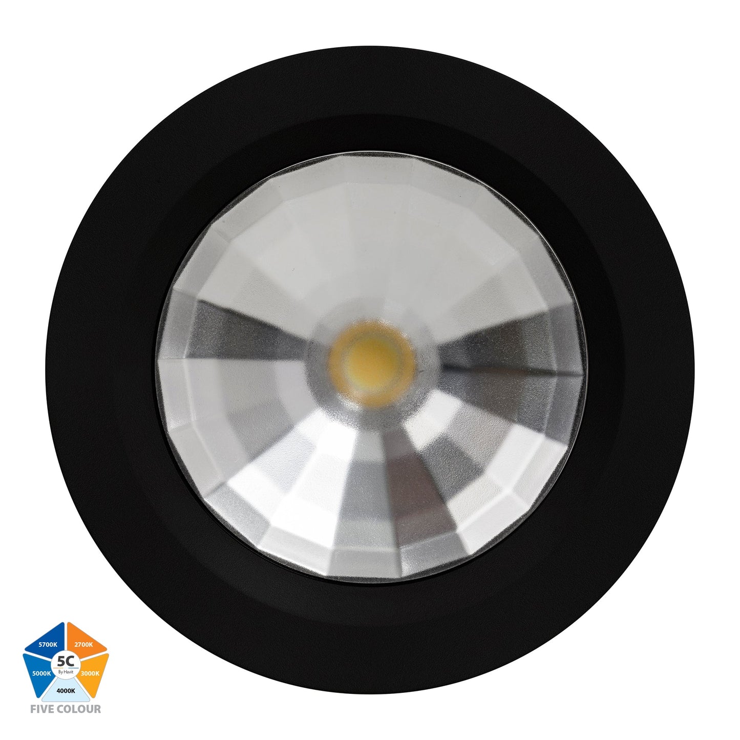 Black Downlight 90mm Cutout HV5531t-Blk