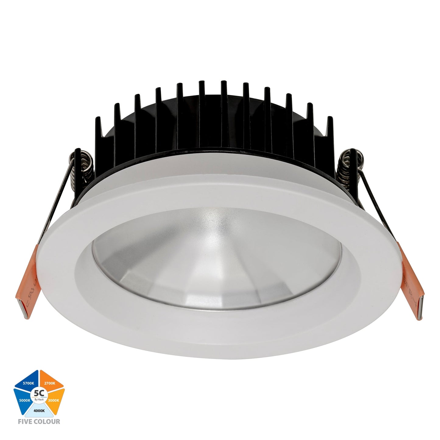 White Downlight 90mm Cutout HV5531t-Wht