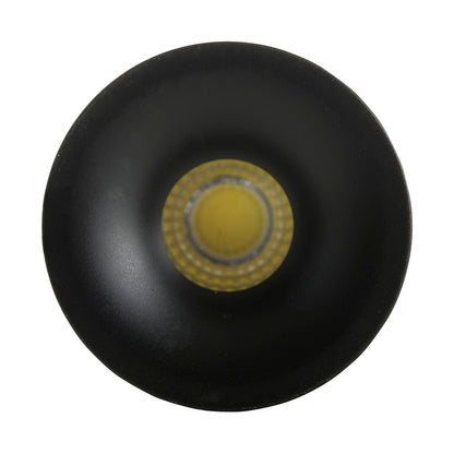 Niche White Round Mini Recessed Downlight 3w Black 38mm Cutout