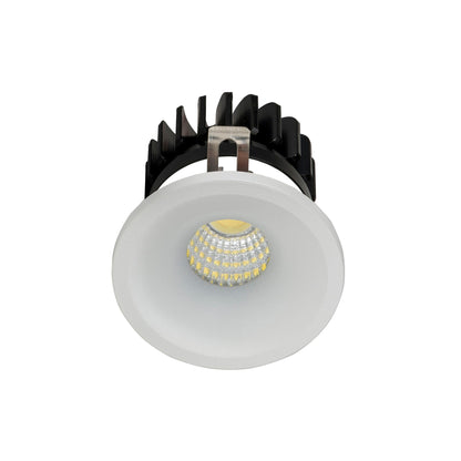 Niche White Round Mini Recessed Downlight 3w White 38mm Cut out