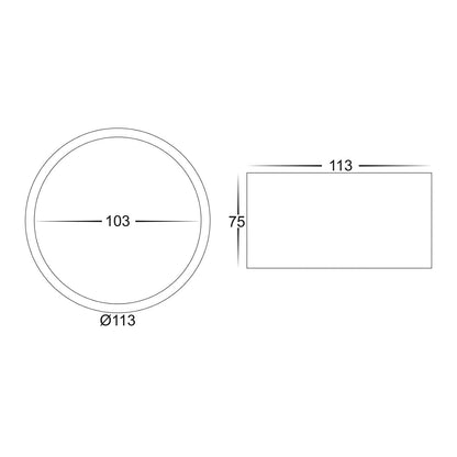 Surface Mounted Round Downlight HV5803t