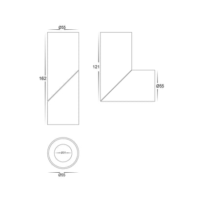 Surface Mounted Rotatable Round Downlight HV5822t