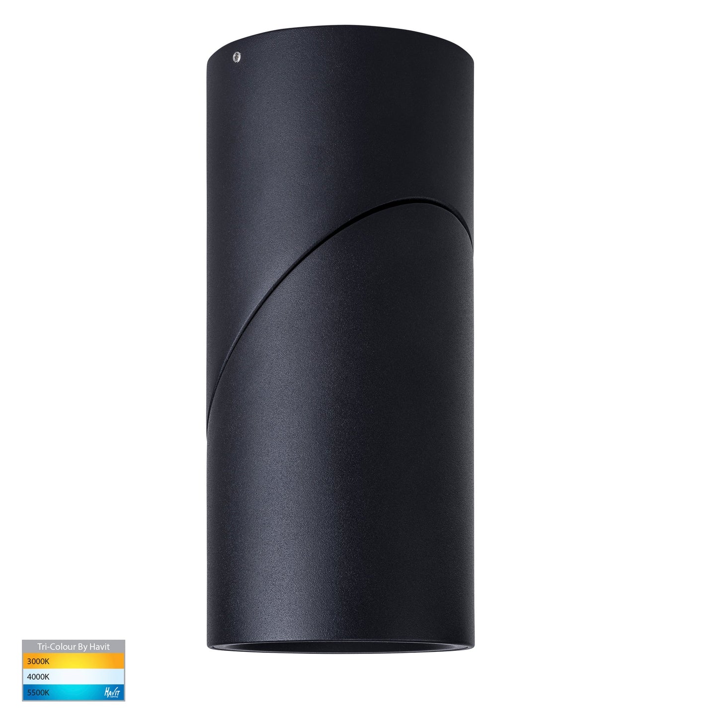 Black Surface Mounted Rotatable Round Downlight HV5824t-Blk