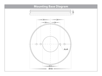 Surface Mounted Rotatable Round Downlight HV5825t