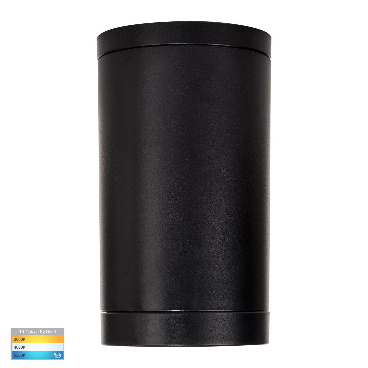 Black Surface Mounted Round Polycarb Downlight HV5831t-Blk