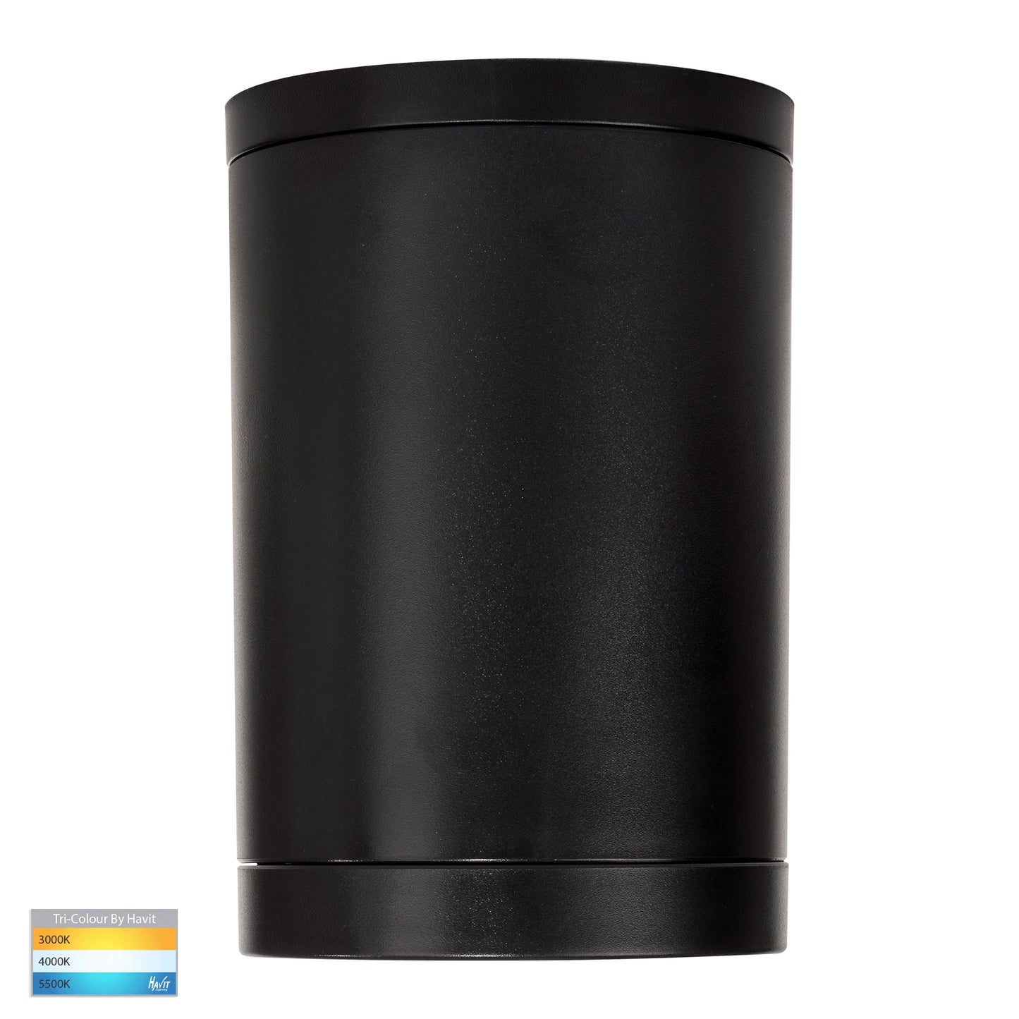 Black Surface Mounted Round Polycarb Downlight HV5832t-Blk