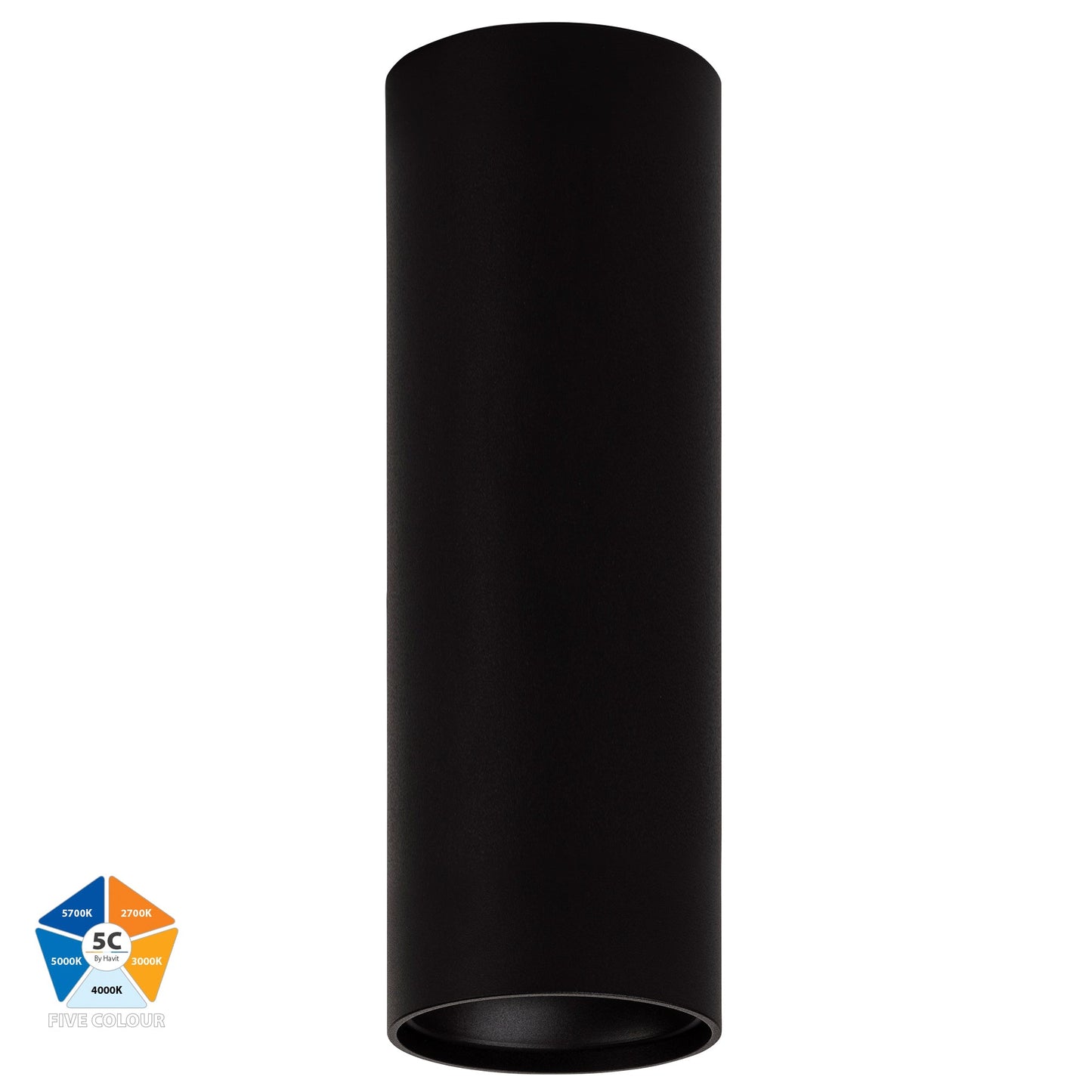 Black Surface Mounted Round Downlight