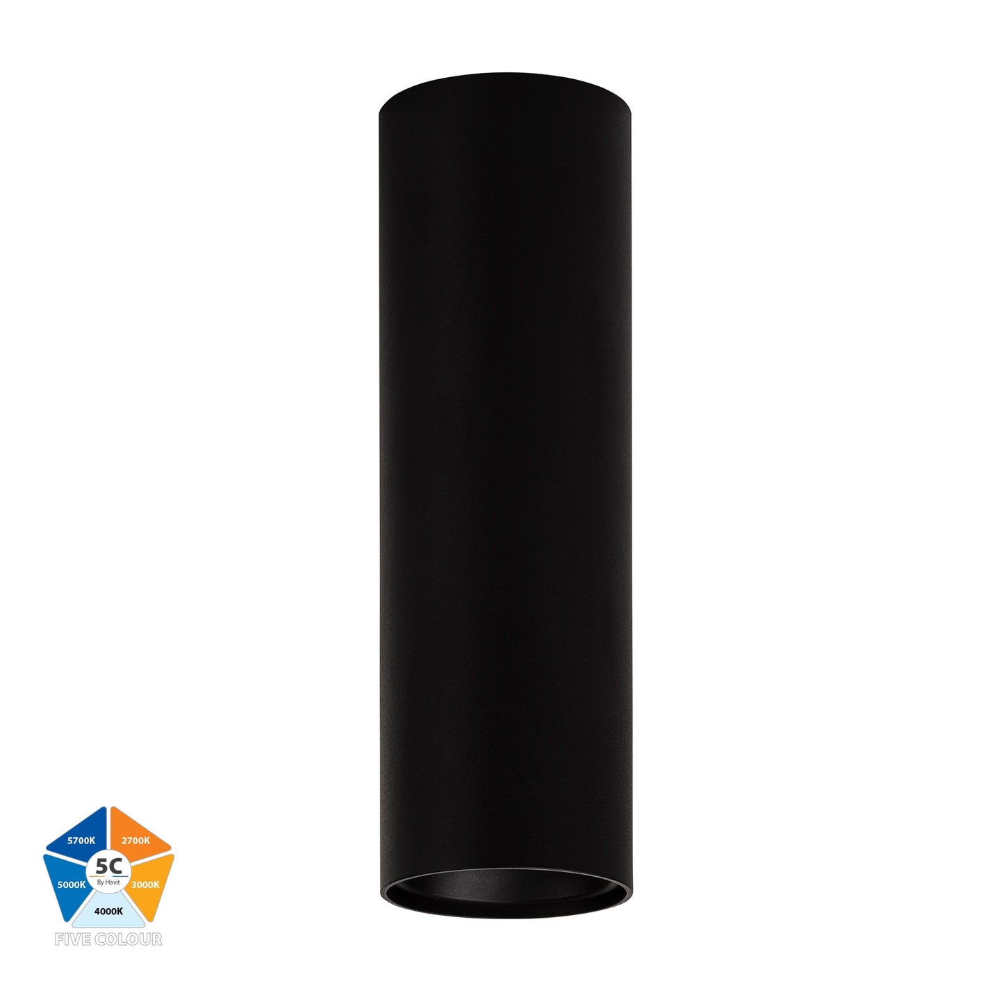 Black Surface Mounted Round Downlight