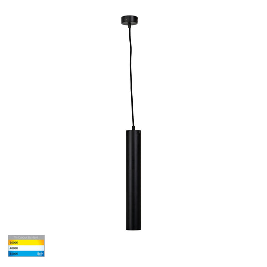 Black 60mm Cylinder Pendant Light