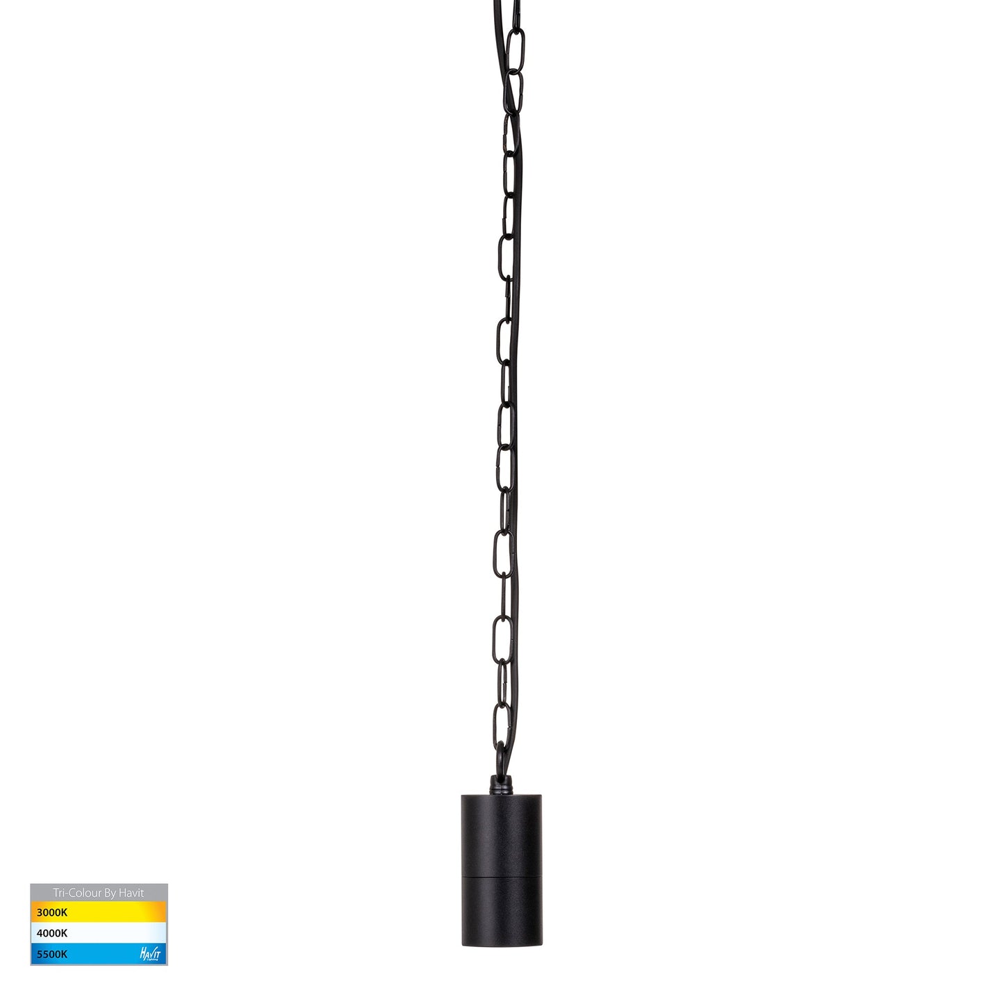 Black 60mm Cylinder Pendant Light 