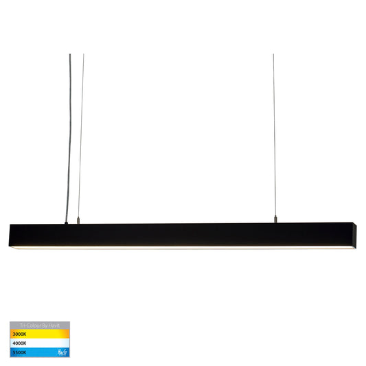 Bench 1200mm Black Aluminum Dimmable Pendant