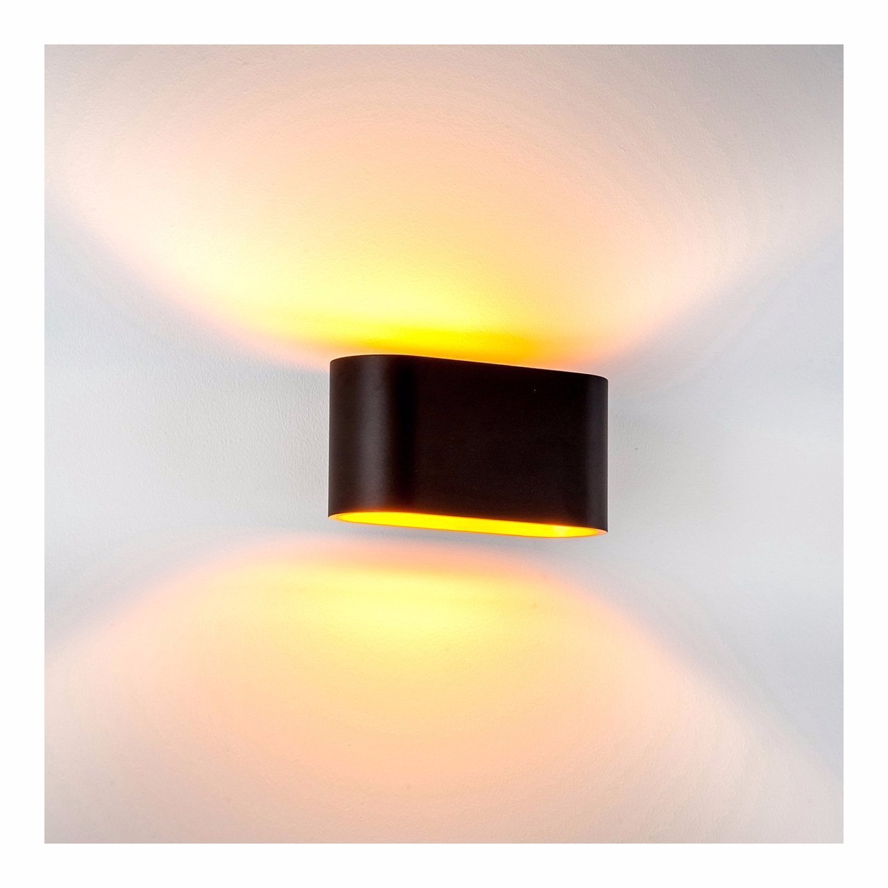 Concept Black Aluminium Wall Light 