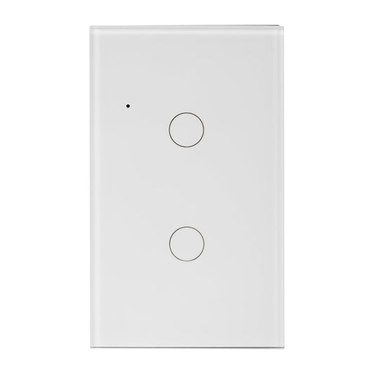 White 2 Gang Wifi Switch